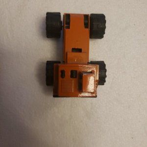 Vintage Tonka 1992 Orange Construction Tractor Truck Die Cast Model Car